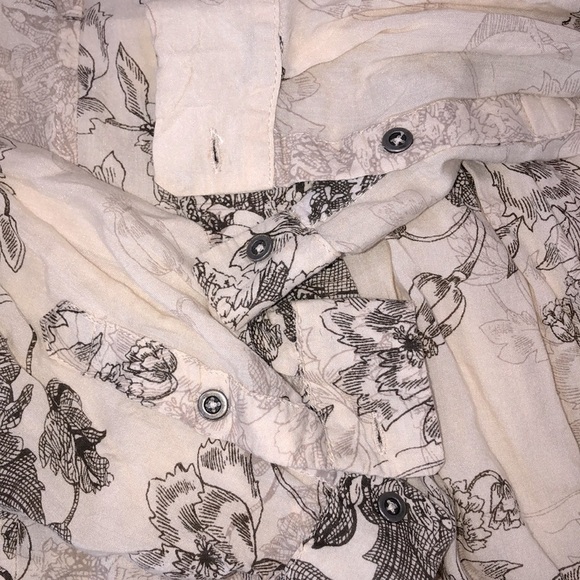 Vintage America size small floral boho top - Picture 5 of 6